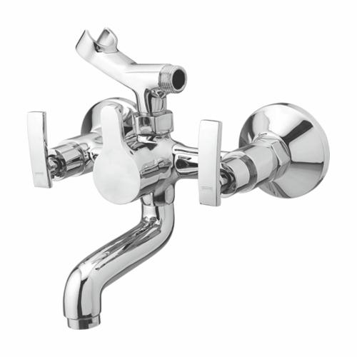 Wall Mixer Telephonic with Hand Shower Arrangement only with Crutch Chrome